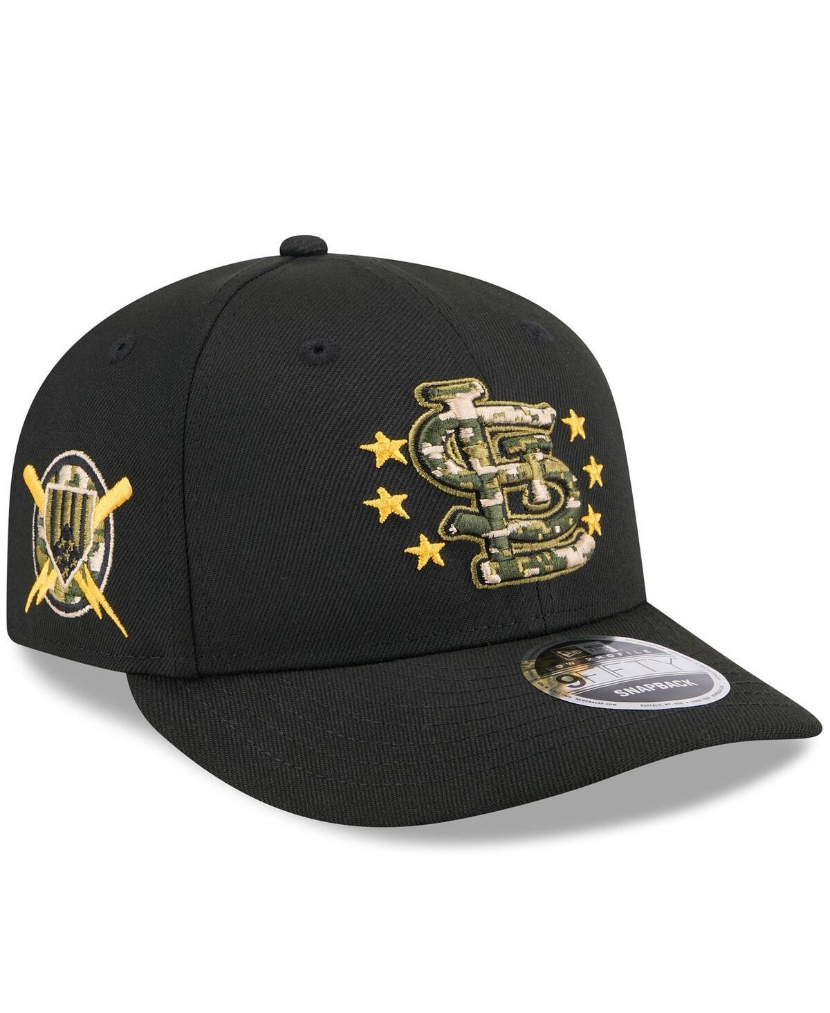 Men's New Era  Black St. Louis Cardinals 2024 Armed Forces Day Low Profile 9FIFTY Snapback Hat Product Image