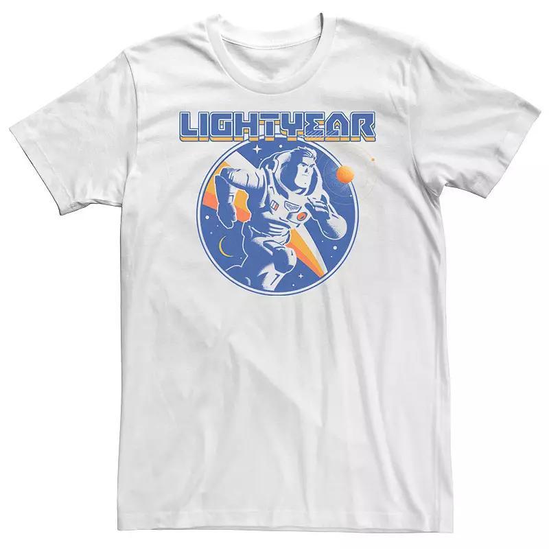 Big & Tall Disney / Pixar Lightyear Round Alt Lightyear Sketch Tee, Men's, Size: 4XL, White Product Image