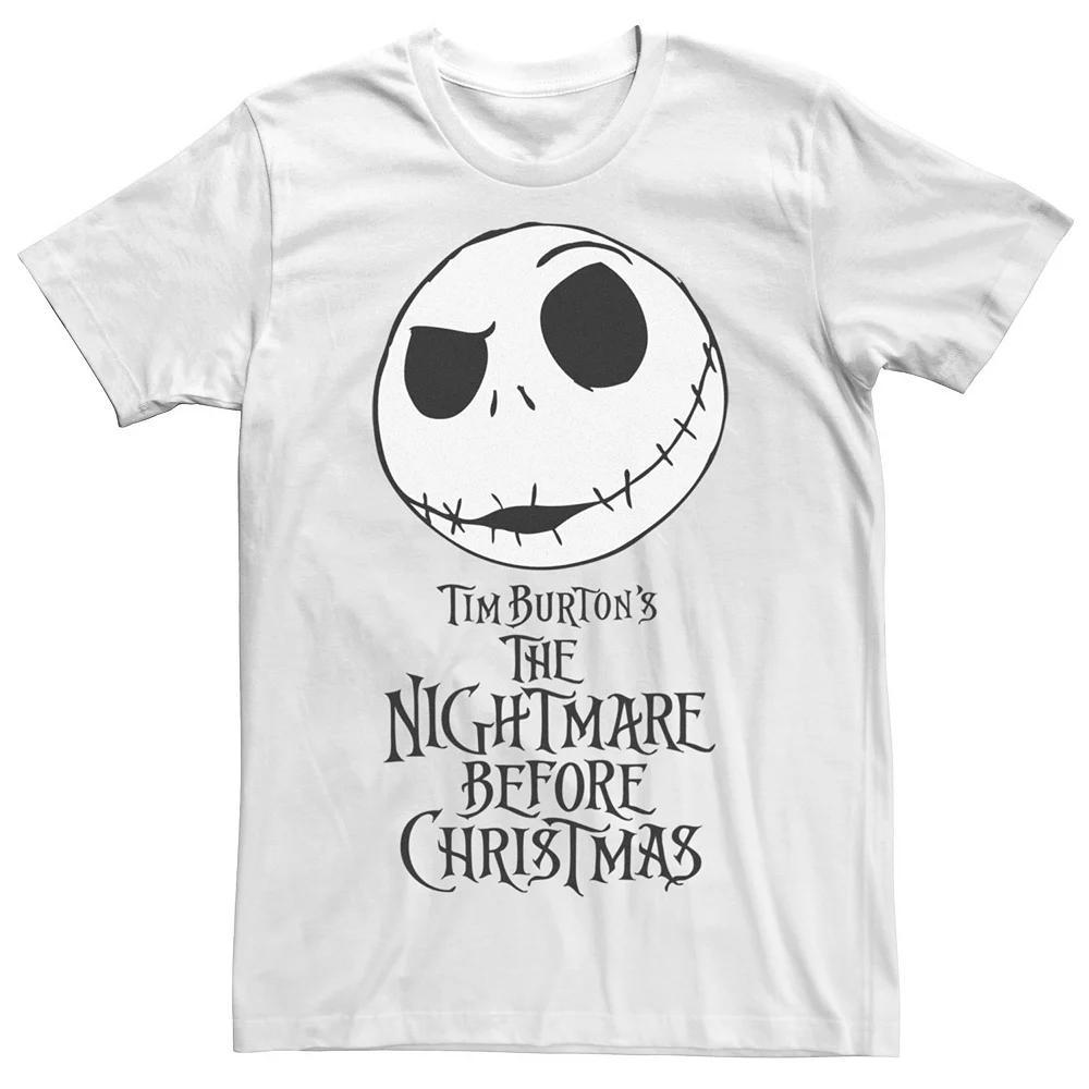 Disney's Nightmare Before Christmas Men's Graphic Tee, Size: Large, White Product Image