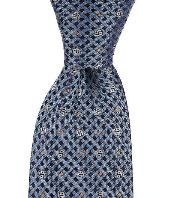 Hugo Boss Open Neat Patterned 2.9 #double; Silk Tie Product Image