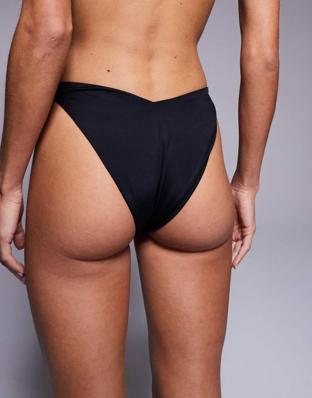 ASOS DESIGN Maya mix and match v high leg hipster bikini bottom Product Image