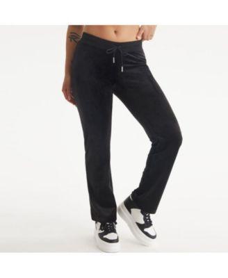 Juicy Couture Womens Og Big Bling Velour Track Pants Product Image