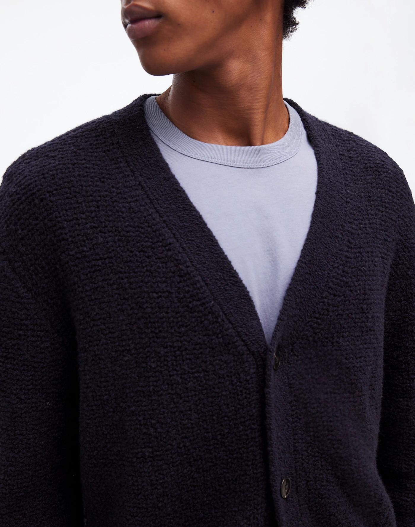 Bouclé Cardigan Sweater Product Image
