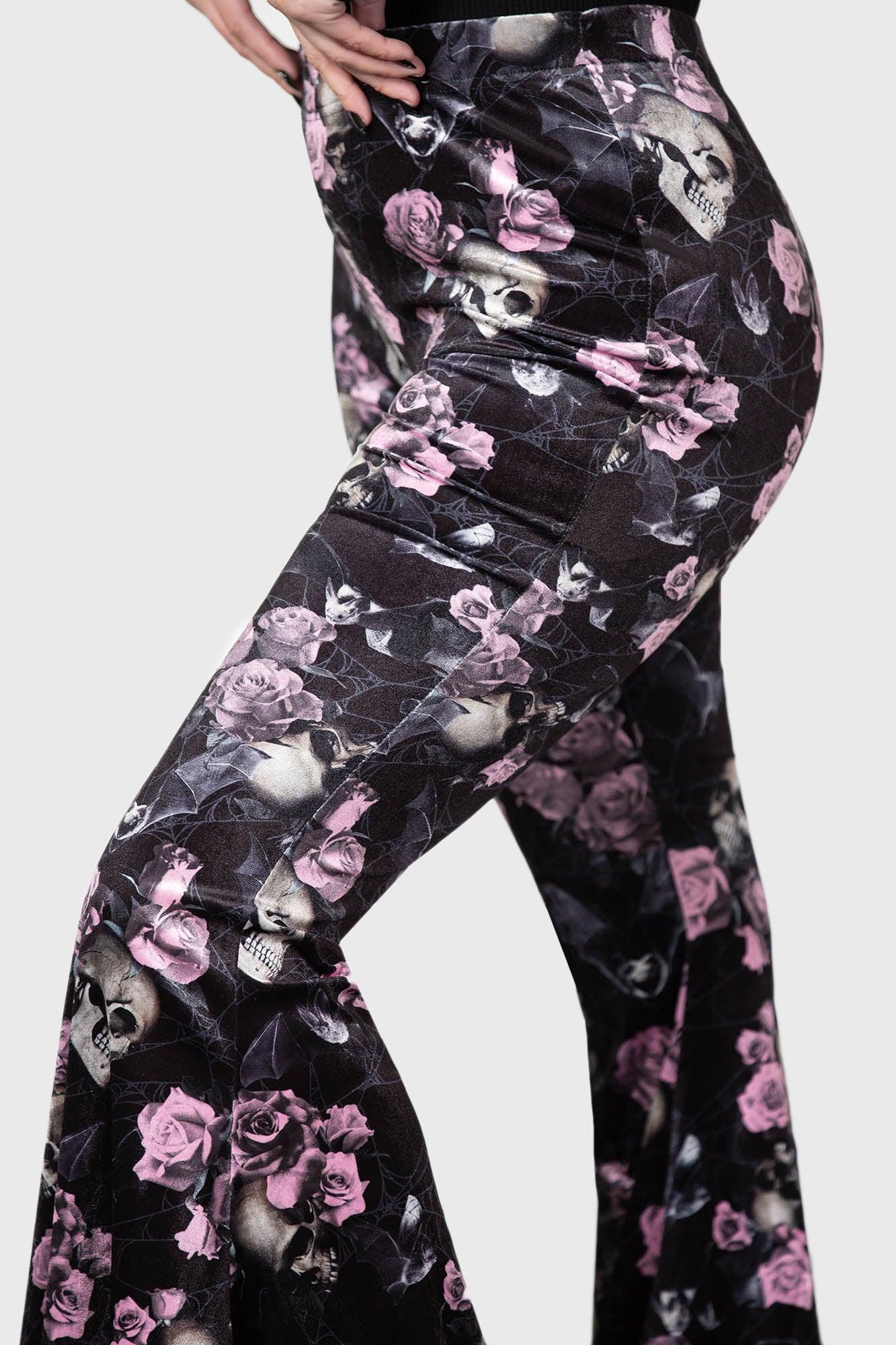 Moondance Bell Bottoms [BLACK/PINK] [PLUS] - Resurrect Female Product Image