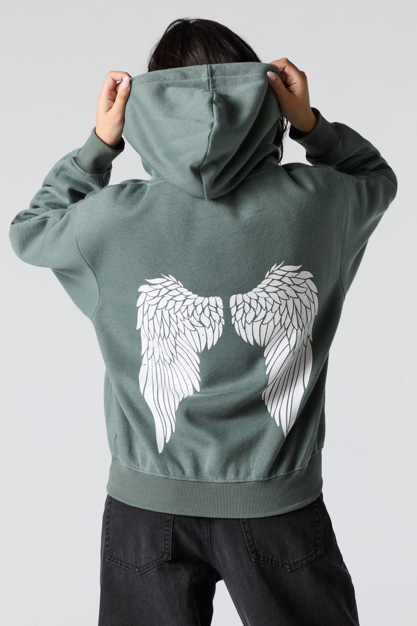 Graphic Fleece Hoodie Female Product Image
