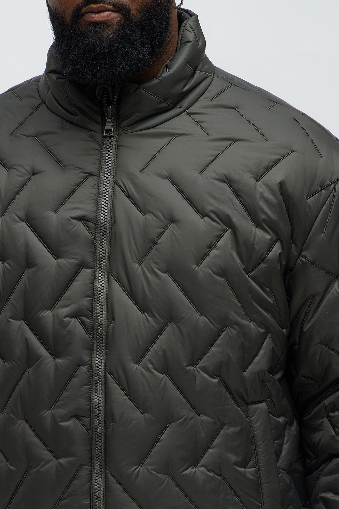Off Road Quilted Jacket - Charcoal Product Image