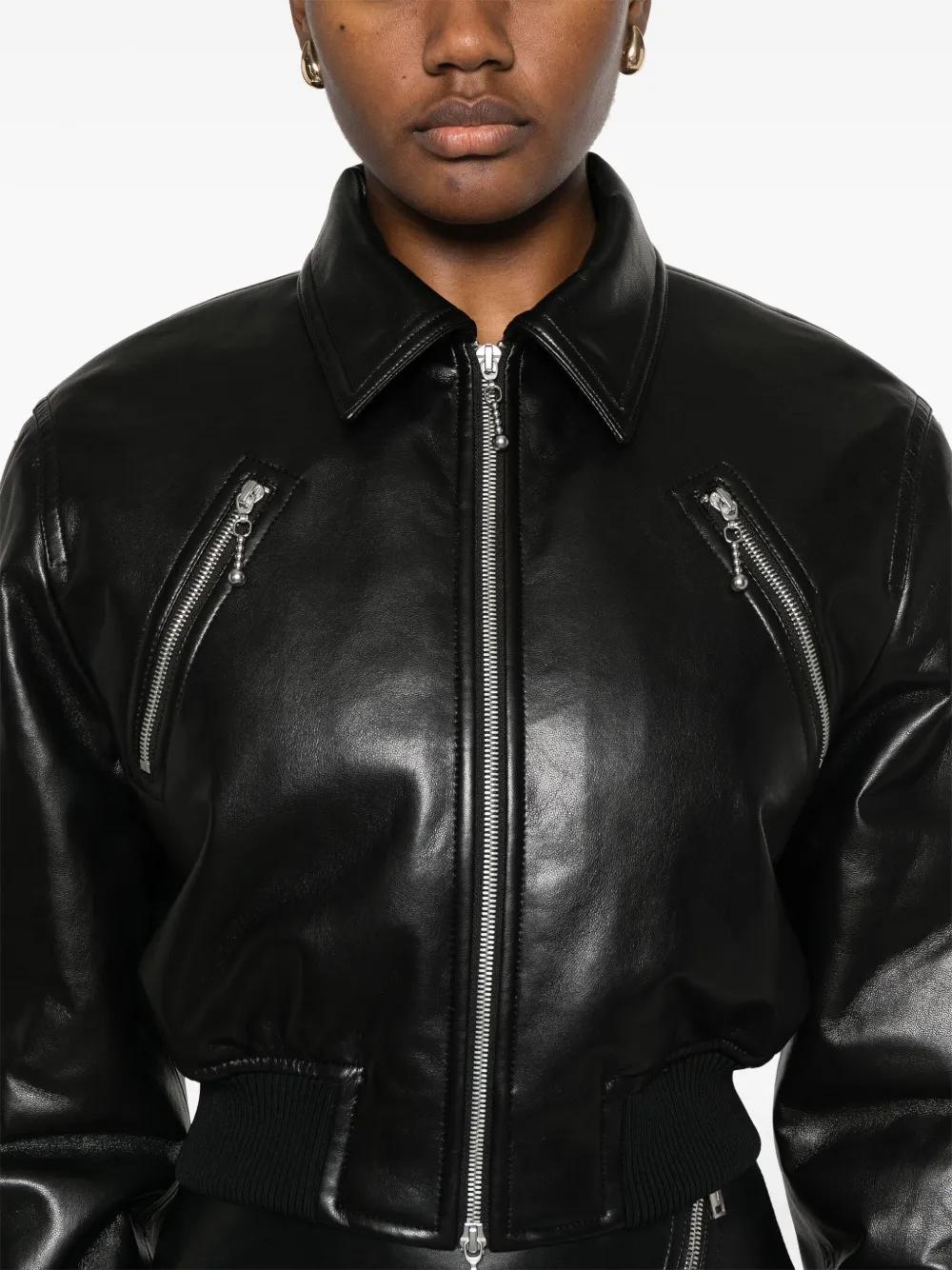 faux-leather jacket Product Image