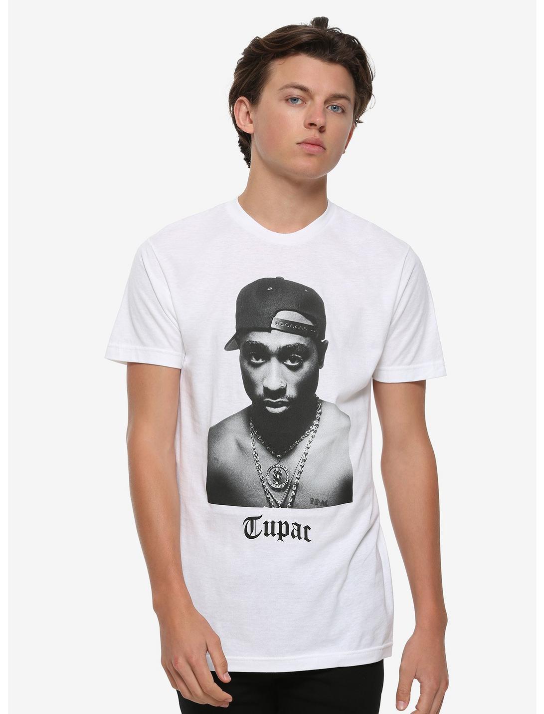 Tupac Black & White Photo T-Shirt Product Image