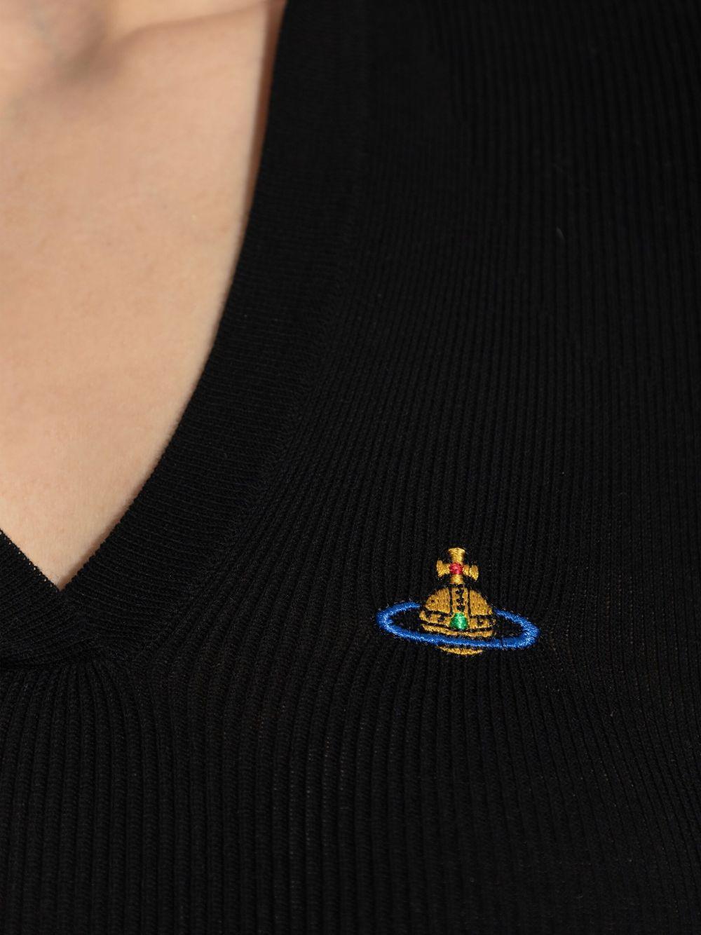Marina ribbed polo top Product Image
