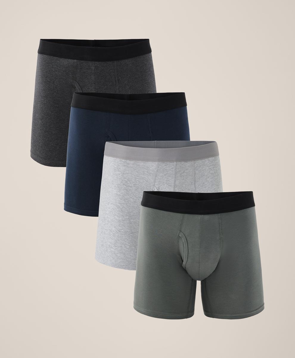 Mens Everyday Boxer Brief 4-Pack S Product Image