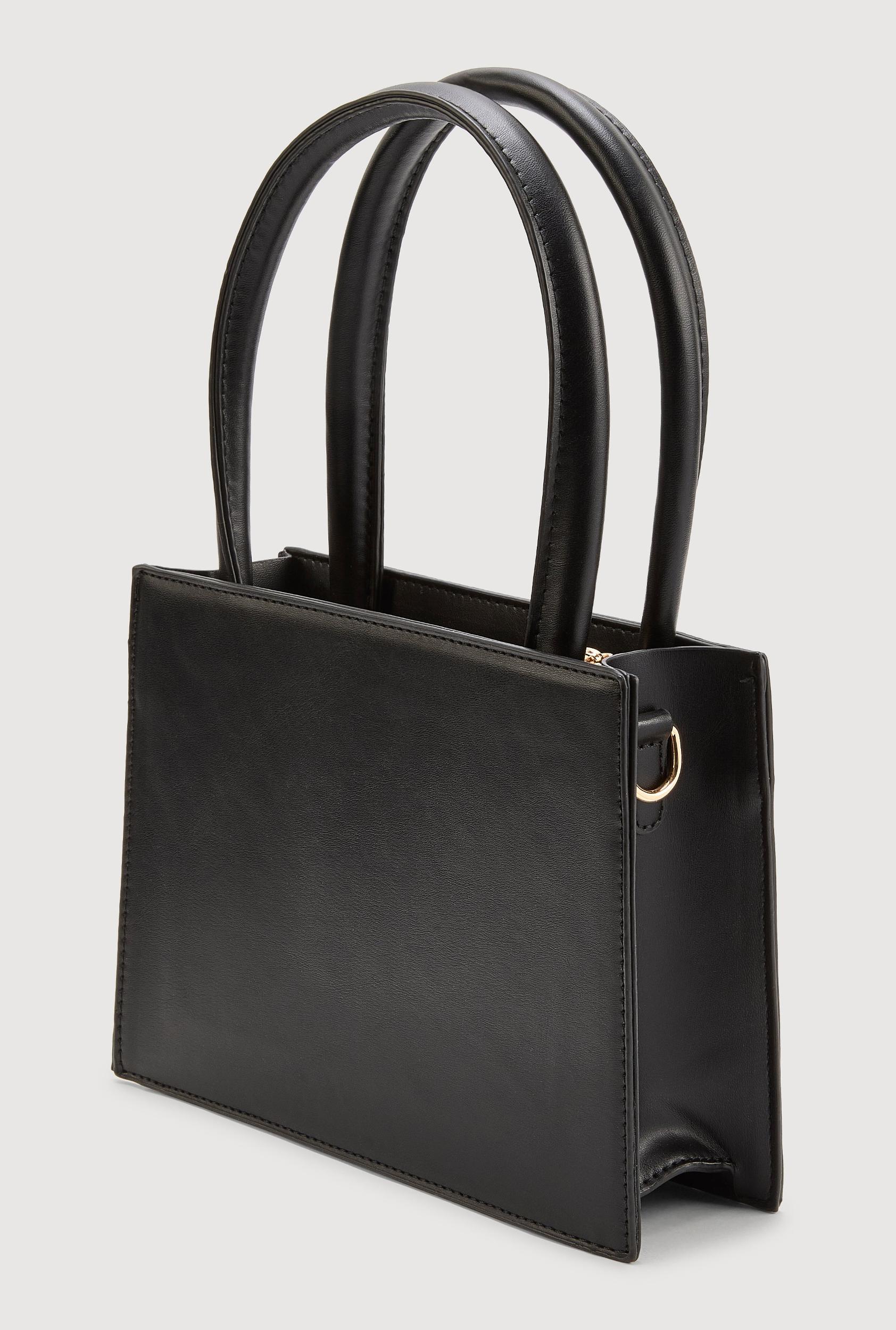 Triple Zipper Detail Convertible Handbag Unisex Product Image