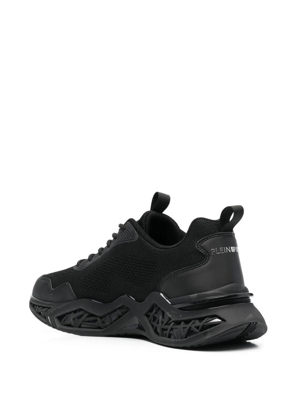 panelled lace-up sneakers Product Image