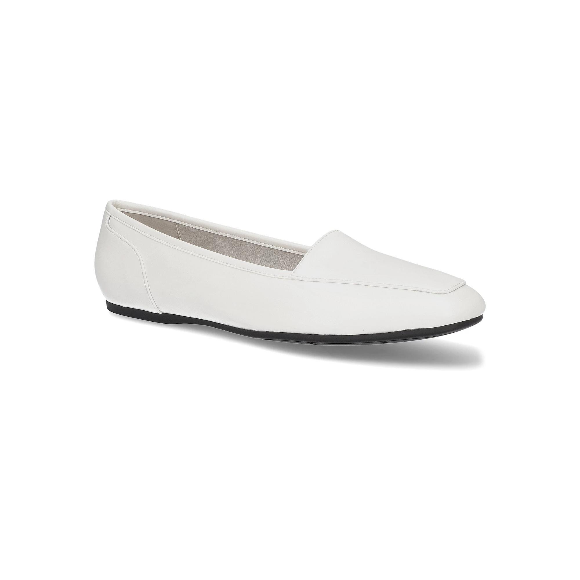 Easy Street Thrill Women's Flats, Size: 11 Wide, White Product Image