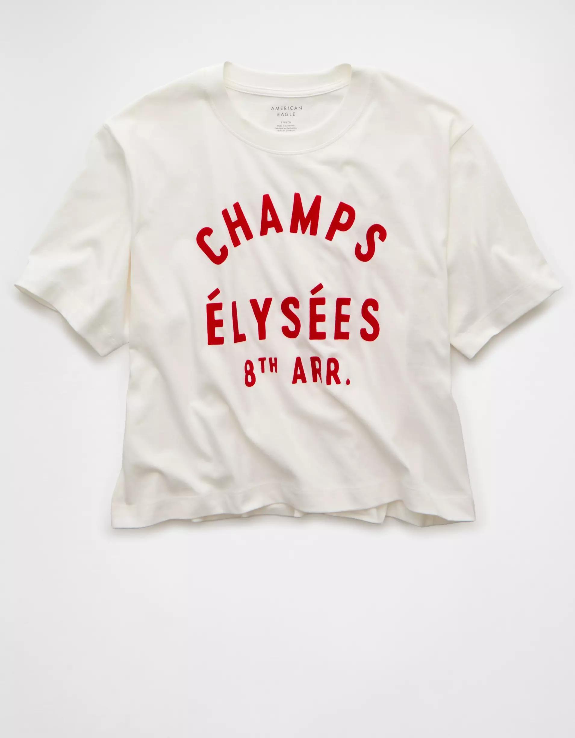 AE Boxy Destination Graphic T-Shirt Product Image