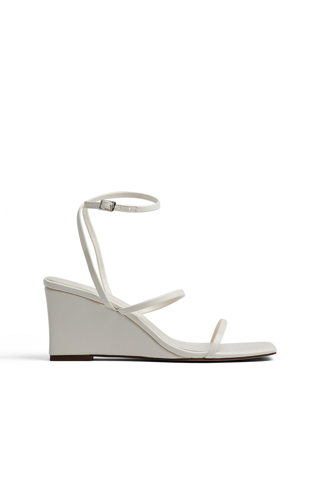 Basic Strappy Wedge Heels Product Image