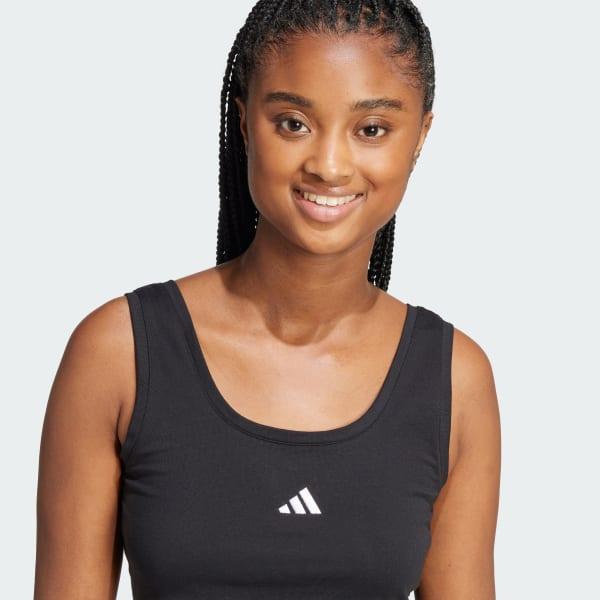 Womens adidas Essentials Small Logo Slim-Fit Sportswear Tank Top Product Image