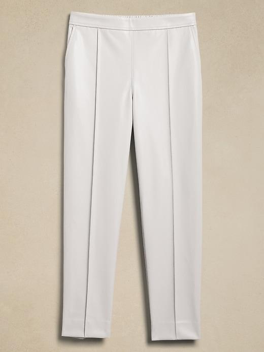 Vegan Leather Tapered Pant Product Image