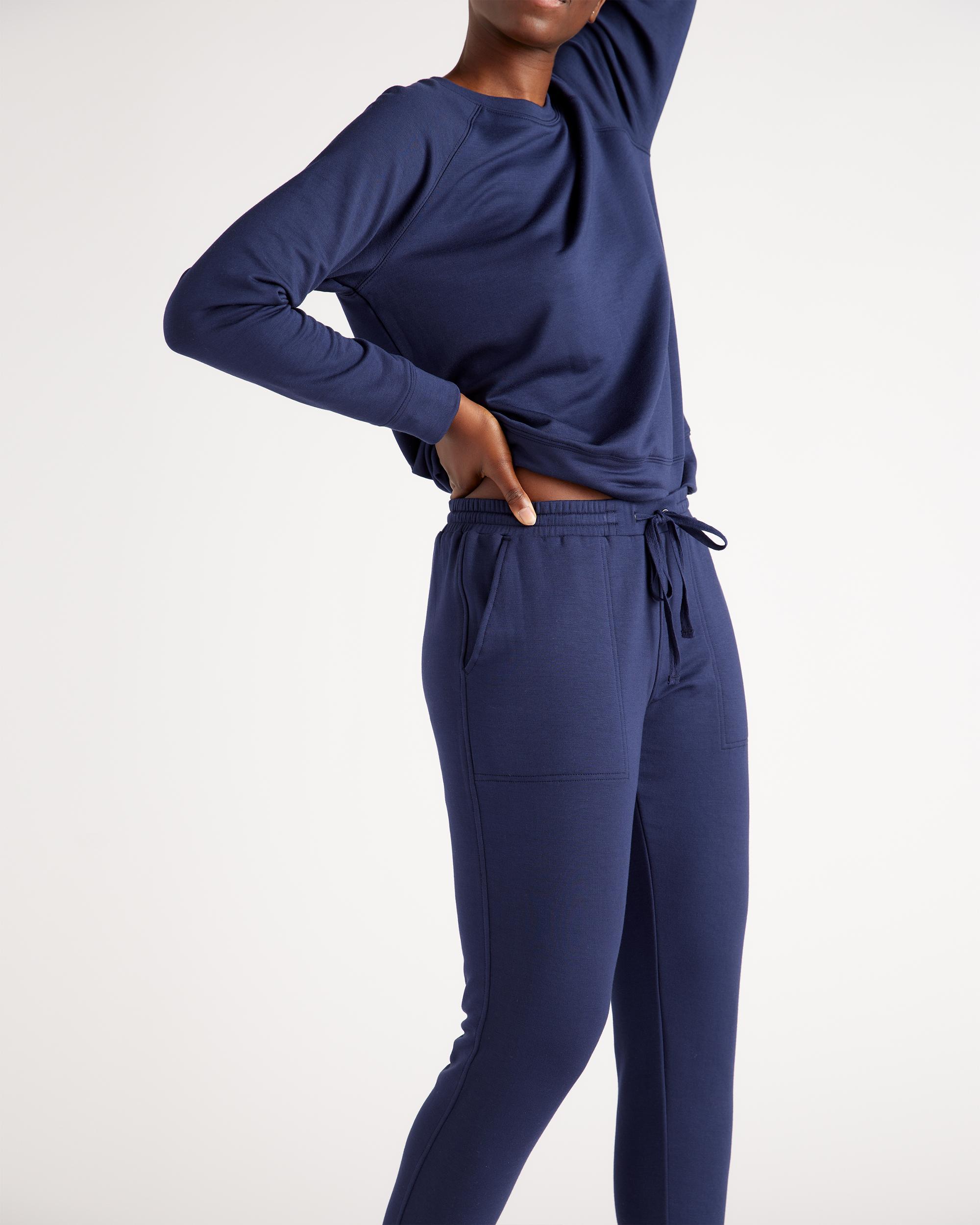 Quince | Women's Fleece Sweatpants Supersoft Fleece Lounge Pants, Lenzing Modal Product Image