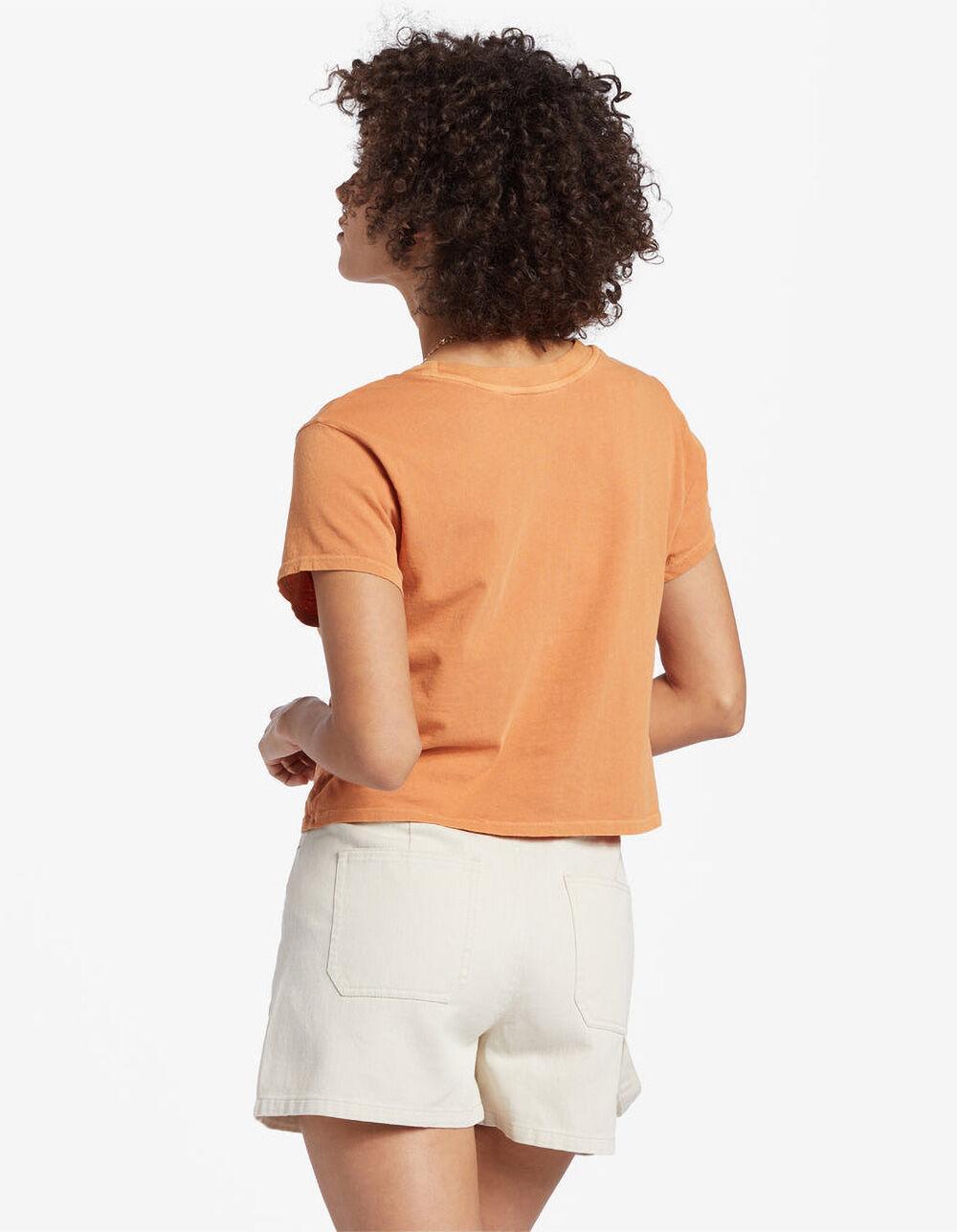 BILLABONG Diamond Life Womens Crop Tee - ORANGE Product Image