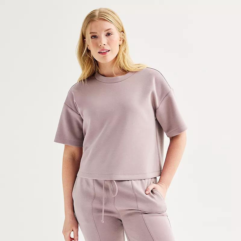 Women's FLX Solace Boxy Tee, Size: Small, Kameron Brown Product Image