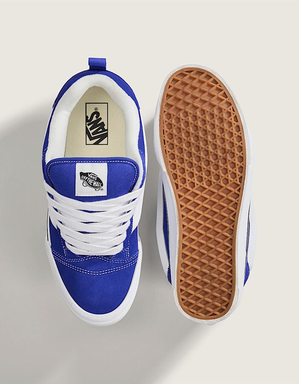VANS Knu Skool Shoes - BLUE/WHT Product Image