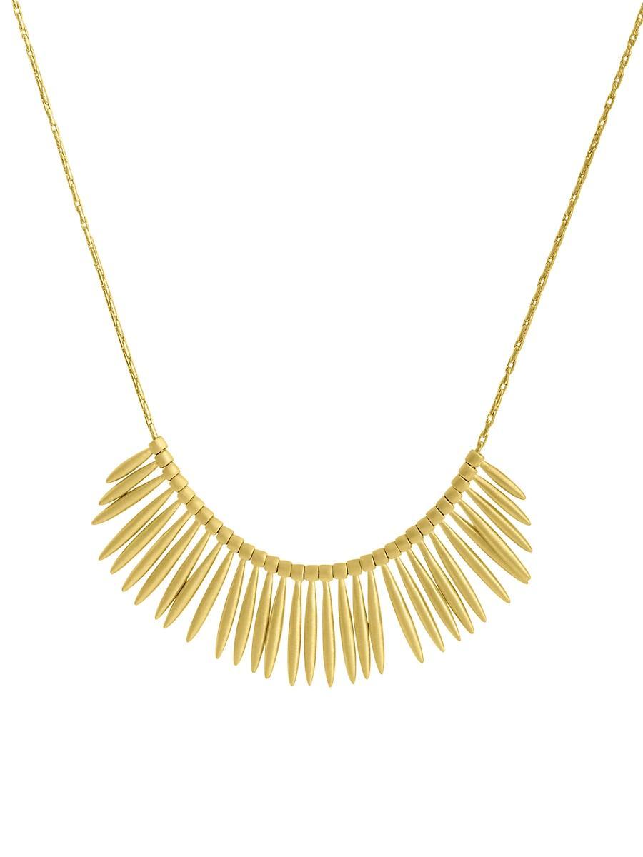 Womens Sol 22K Gold-Plated Collar Necklace Product Image