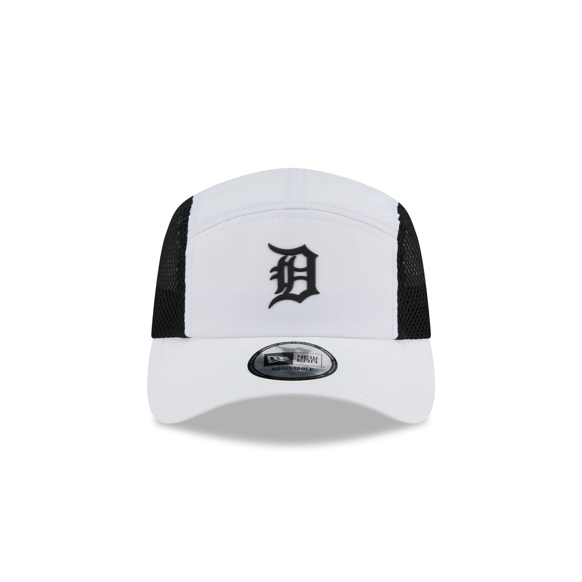 Detroit Tigers White Poly Runner Adjustable Hat Male Product Image
