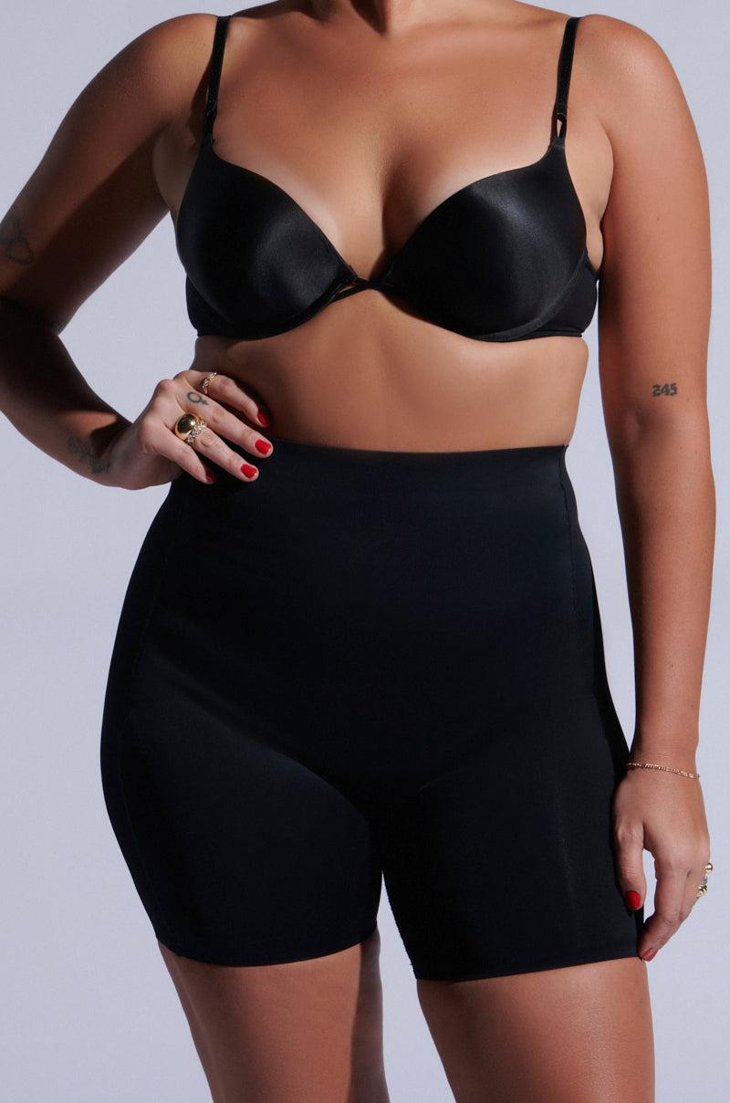 TITSY TUMMY TUCK SHORTS IN BLACK Product Image