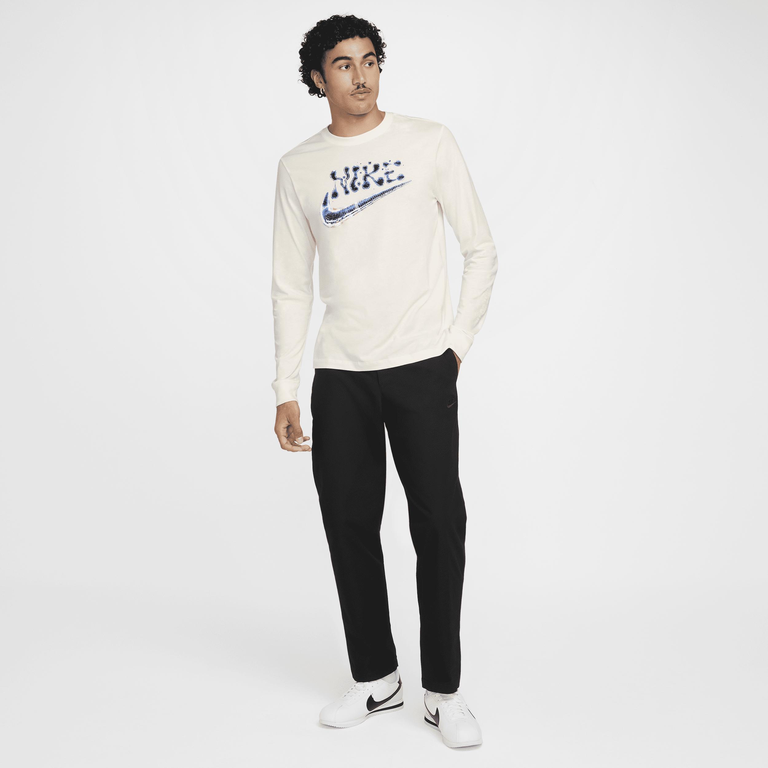 Men's Nike Sportswear Club Long-Sleeve T-Shirt Product Image