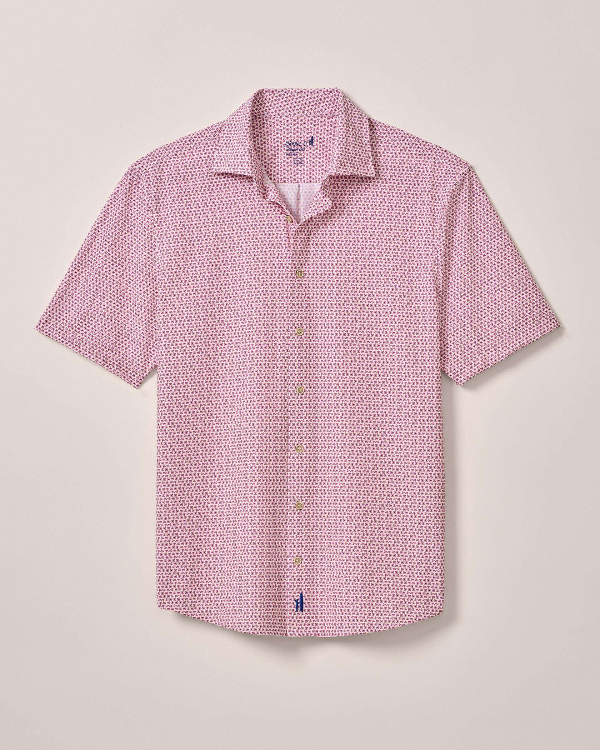 Short Sleeve Hangin' Out Knit Button Up Shirt - Caspian Male Product Image