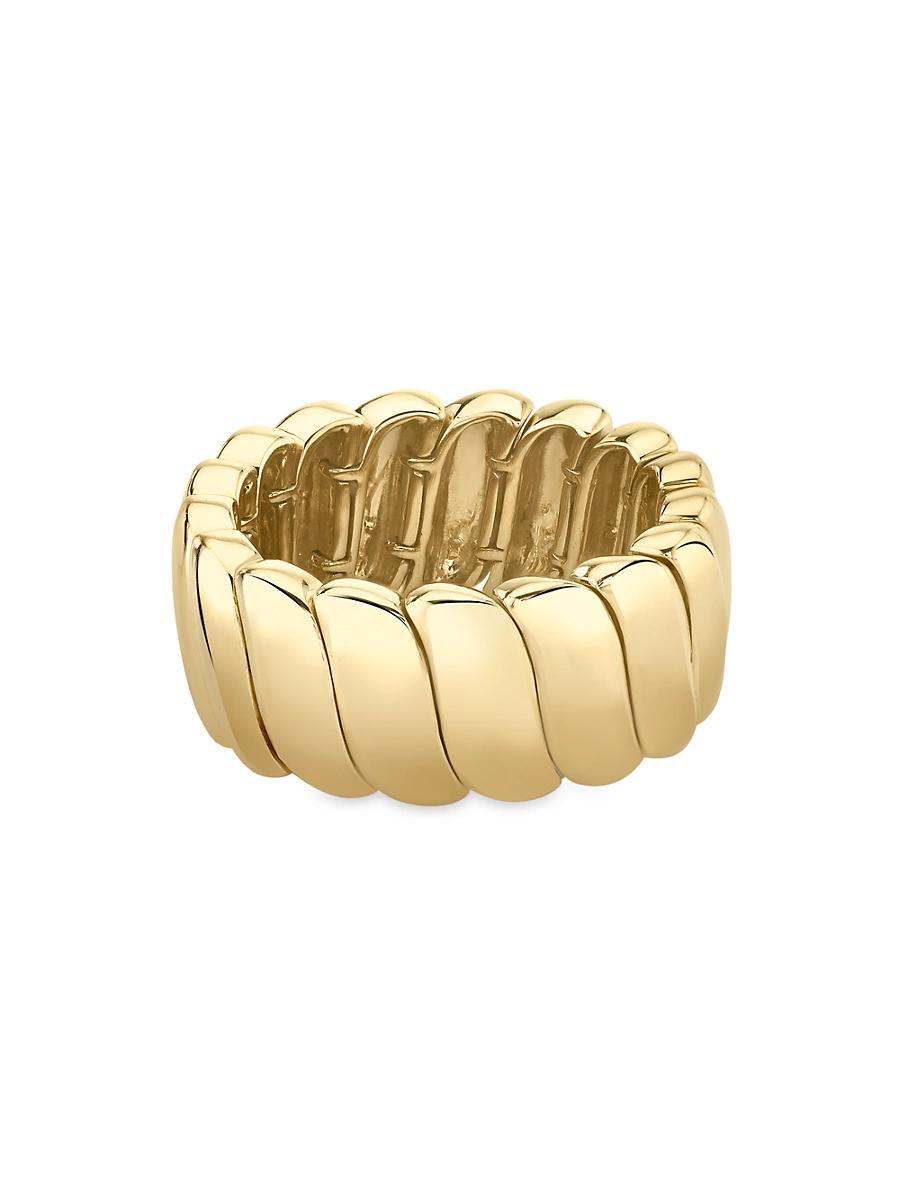 Womens Zoe 18K Yellow Gold Band Product Image