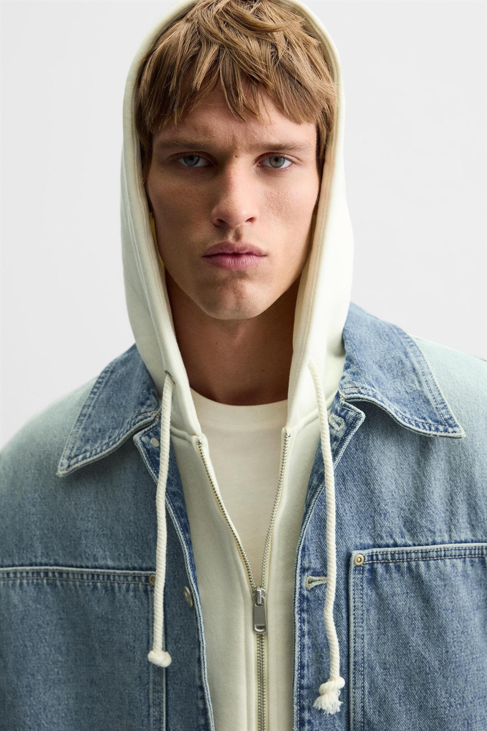 BOXY FIT DENIM JACKET Product Image