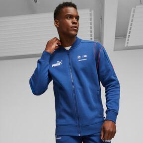 PUMA BMW M Motorsport Men's MT7 Sweat Jacket in Pro Blue/Medium Color Product Image