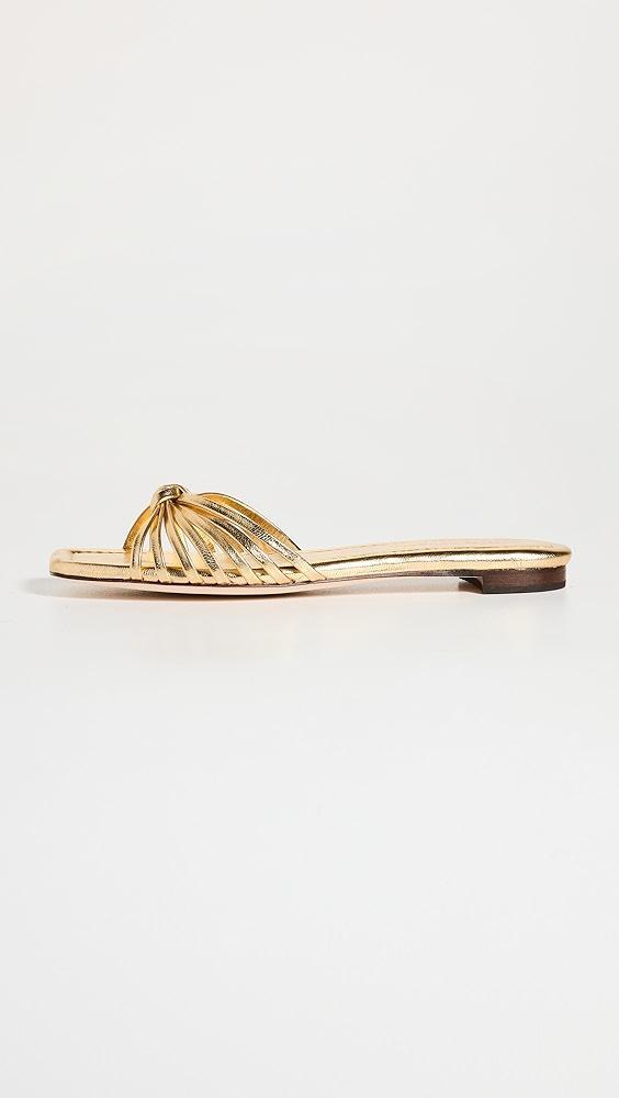 Loeffler Randall Izzie Leather Knot Flat Sandals | Shopbop Product Image