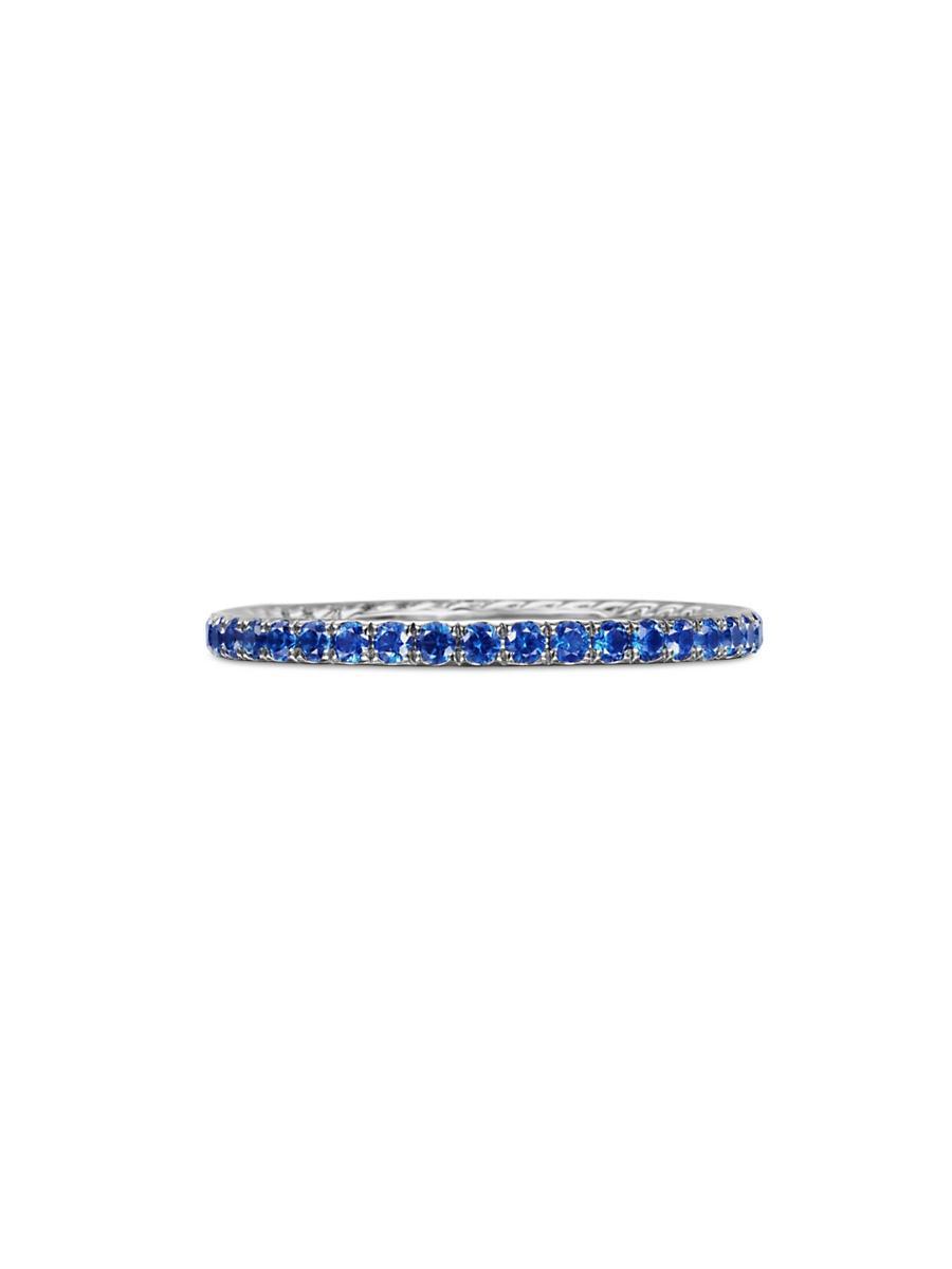 Womens DY Eden Band Ring In Platinum Product Image