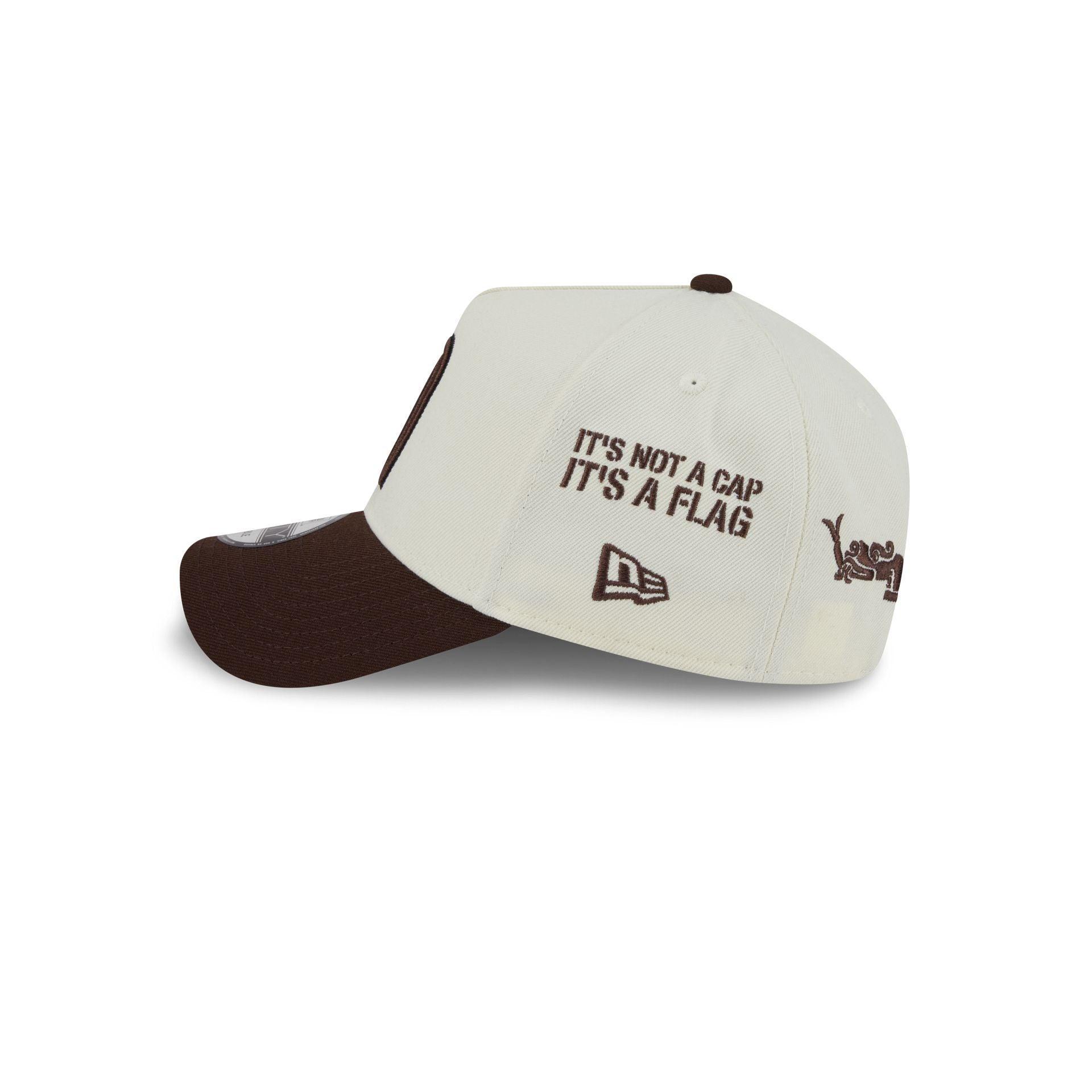 Mexico Baseball New Era Anniversary Logos Brown Visor 9FORTY M-Crown A-Frame Snapback Hat Male Product Image