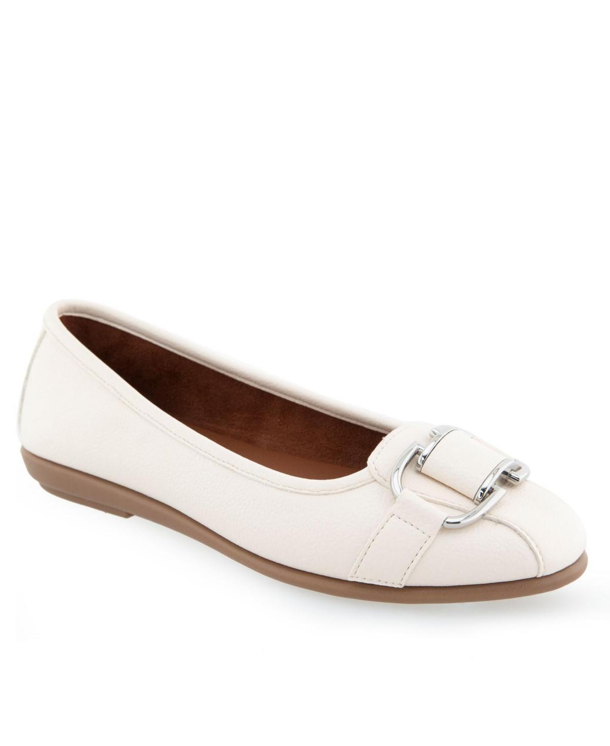 Aerosoles Bentley Women's Raffia Ballet Flats, Size: 7 Wide, Natural Raffia Product Image