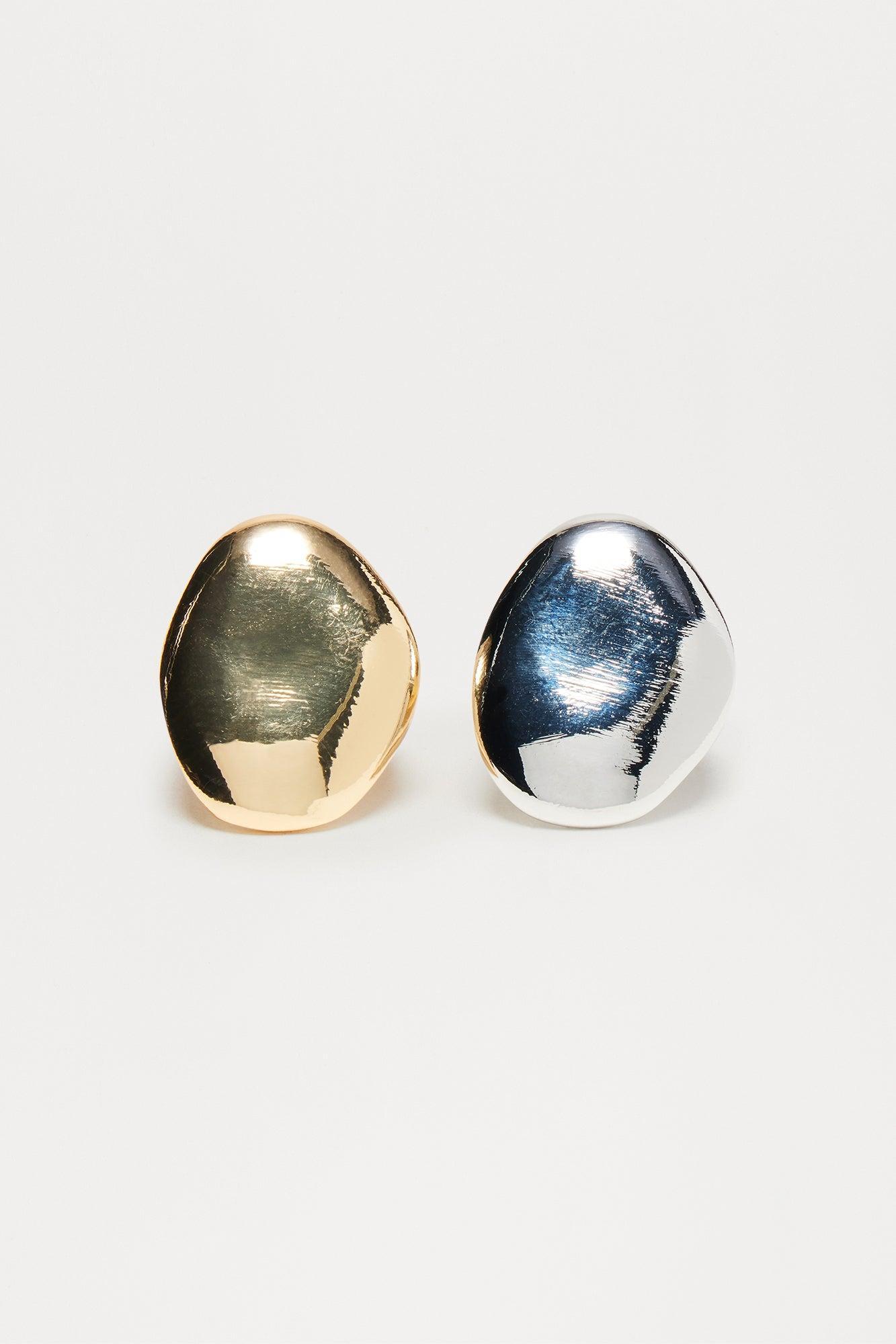 Bolt & Band 2 Piece Ring Set - Multi Color Product Image