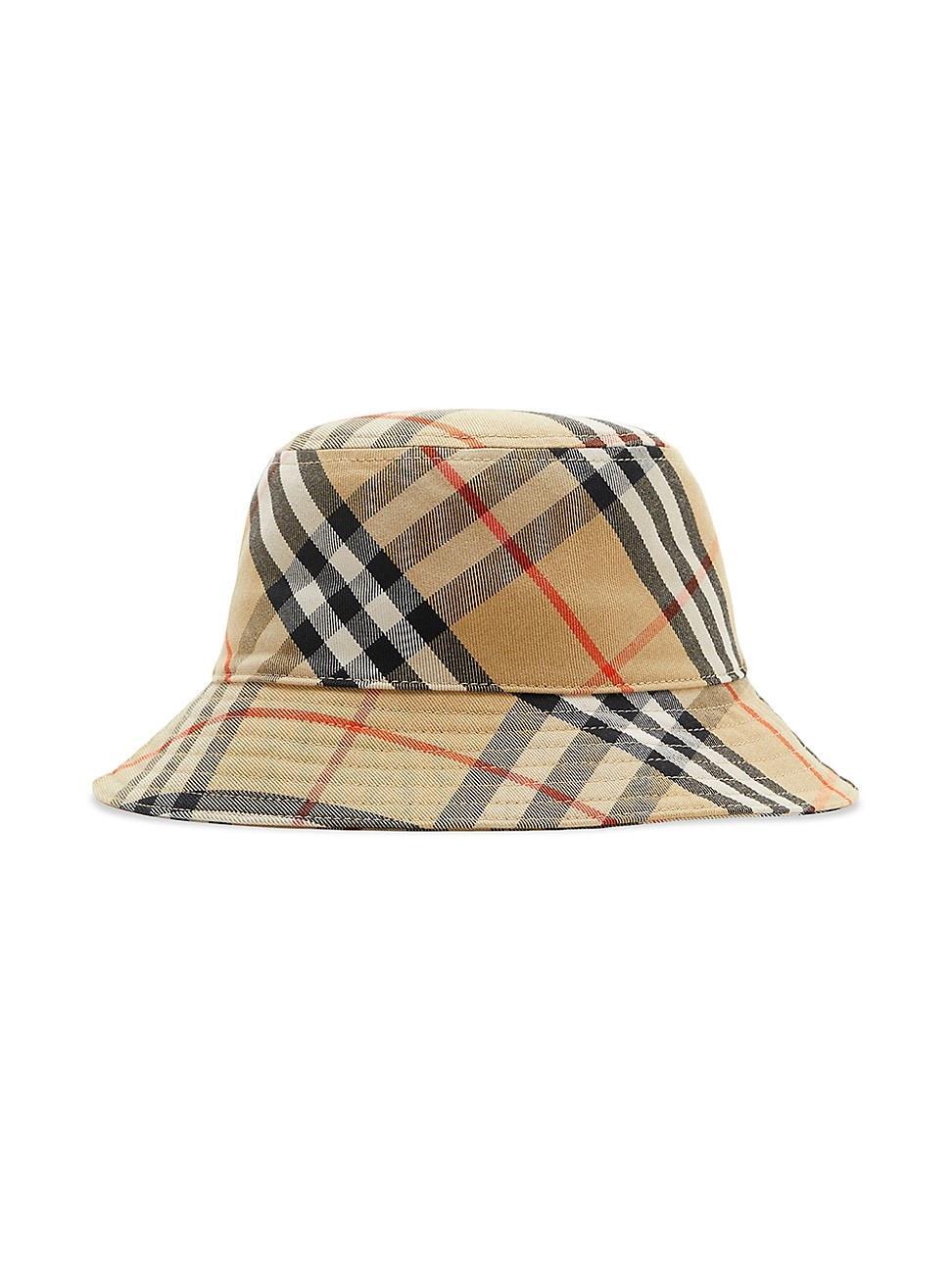 Mens Check EKD Bucket Hat Product Image