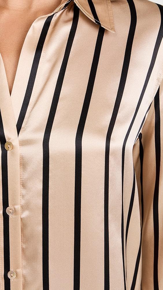 L'AGENCE Tyler Long Sleeve Blouse | Shopbop Product Image