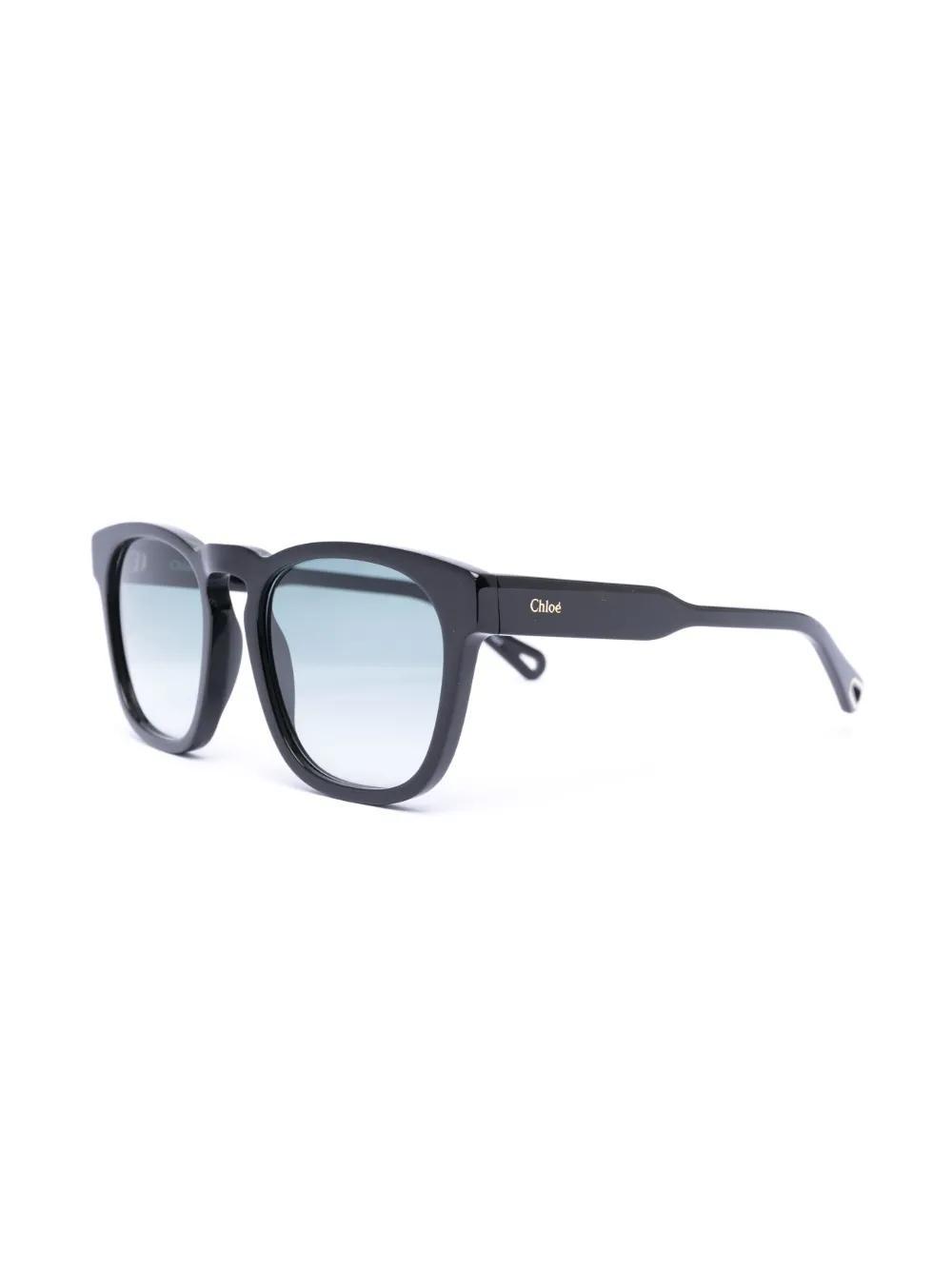 CHLOÉ Xena Round-frame Sunglasses In Black Product Image
