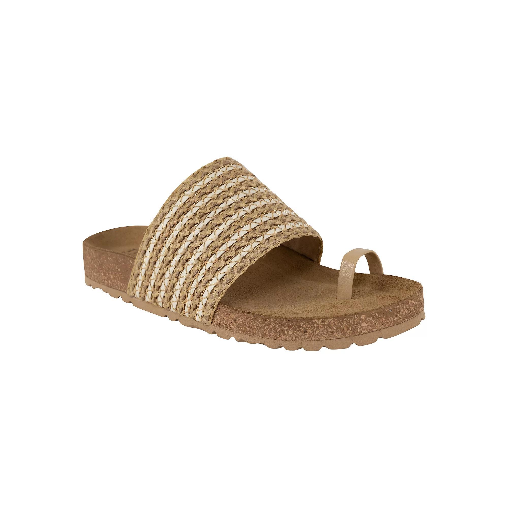 Italian Shoemakers Ginebra Women's Sandals, Size: 9, Natural White Product Image