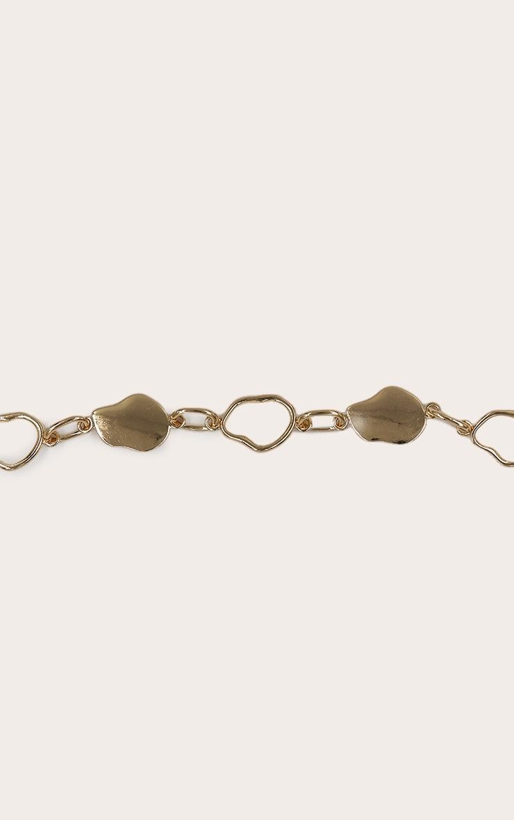 Gold Molten Link Belly Chain Product Image