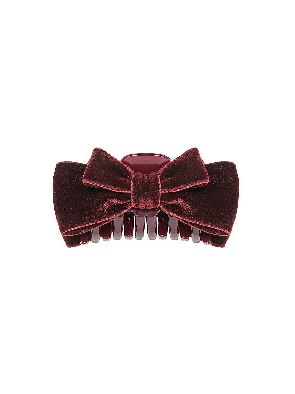 Womens Core Matilda Velvet Bow Jaw Clip Product Image