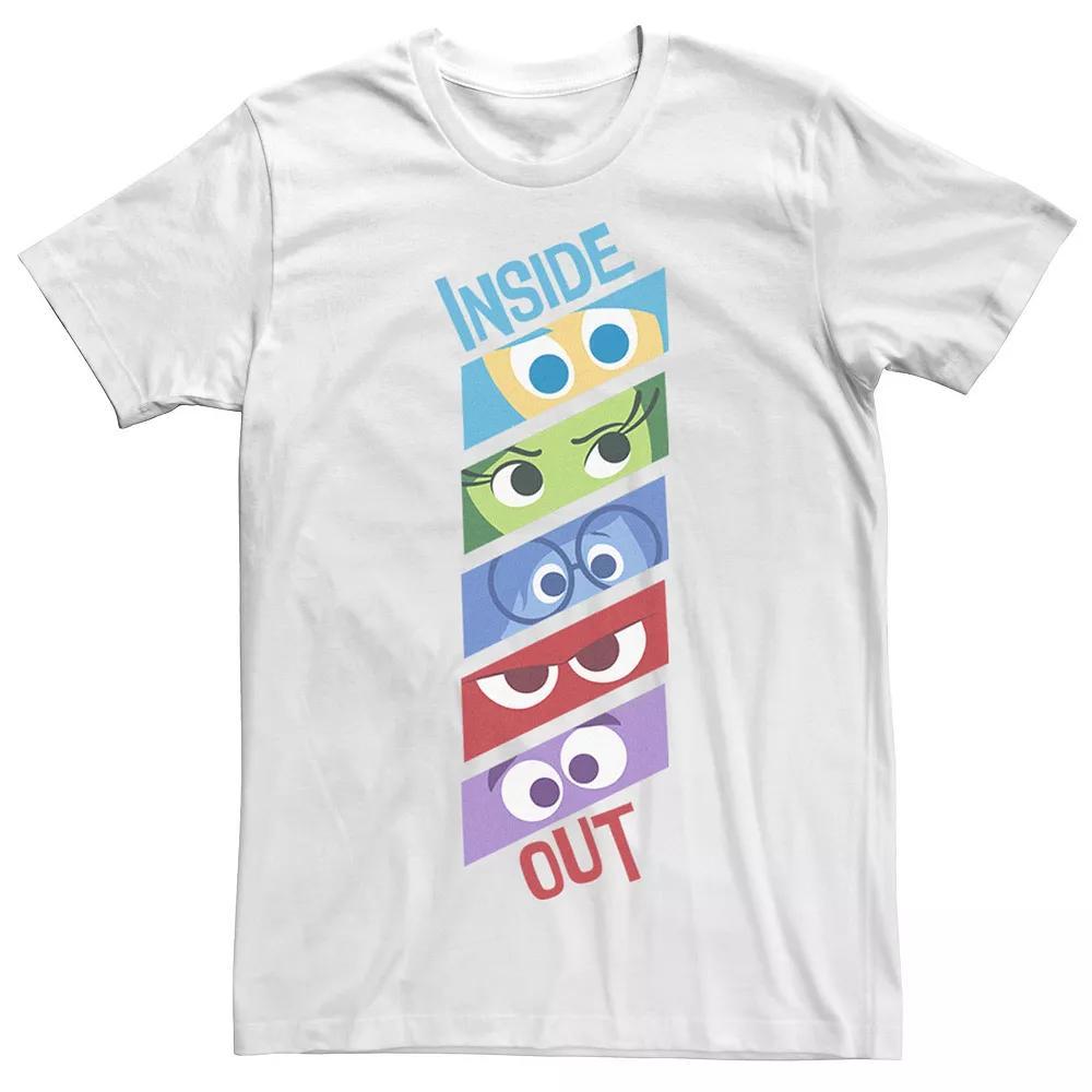 Disney / Pixar's Inside Out Men's Emotion Eyes Tee, Size: Small, White Product Image