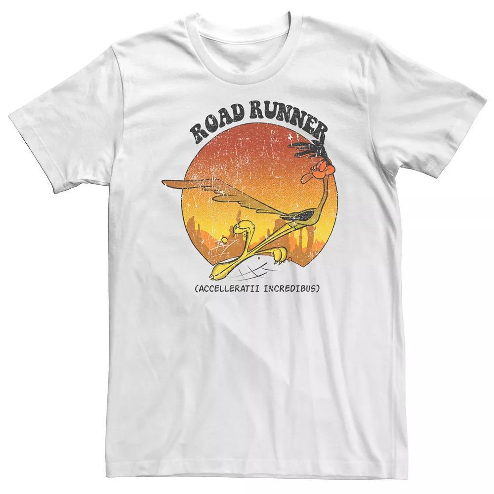 Big & Tall Looney Tunes Road Runner Accelleratii Incredibus Tee, Men's, Size: XL Tall, White Product Image