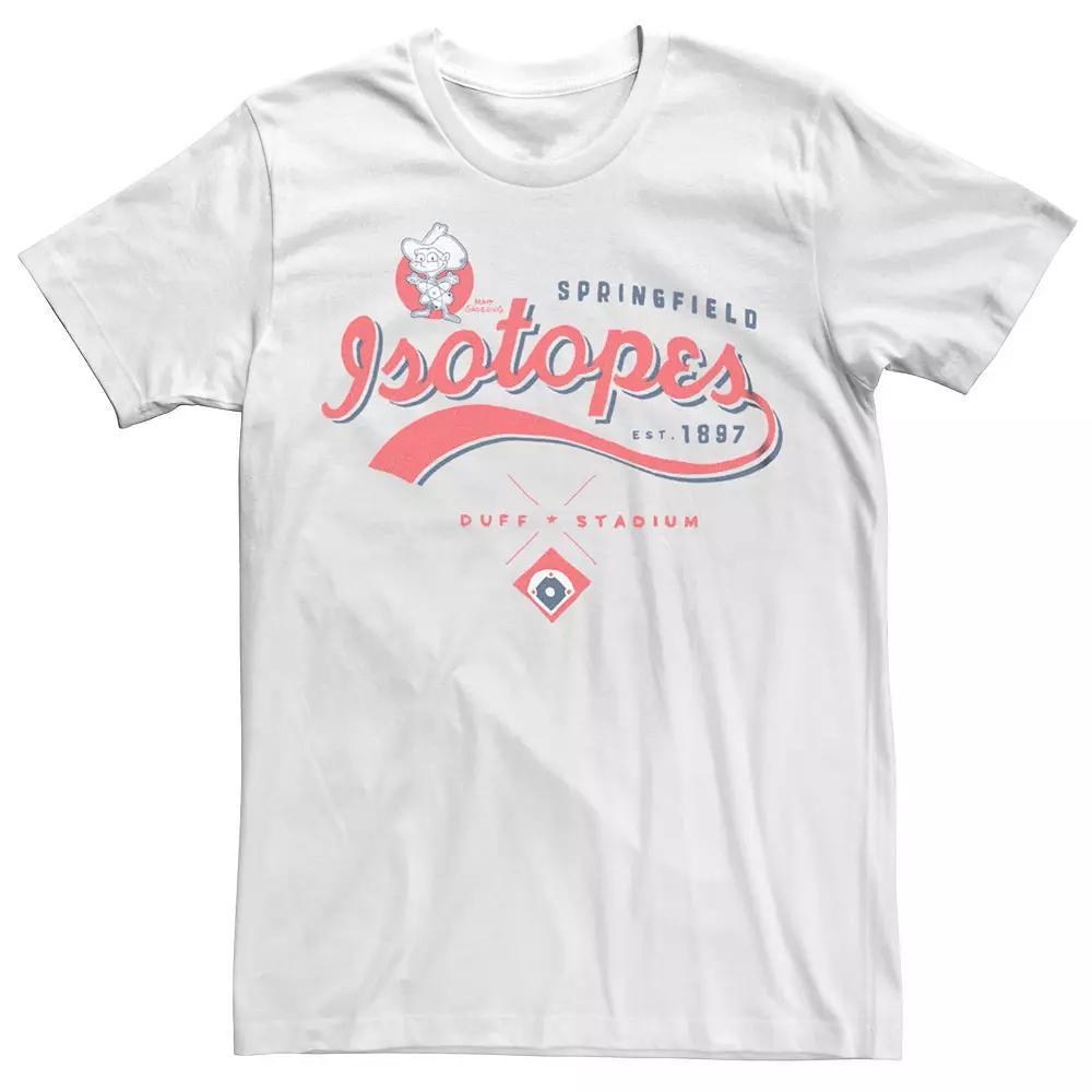 Men's The Simpsons Isotopes Springfield Graphic Tee, Size: XXL, White Product Image