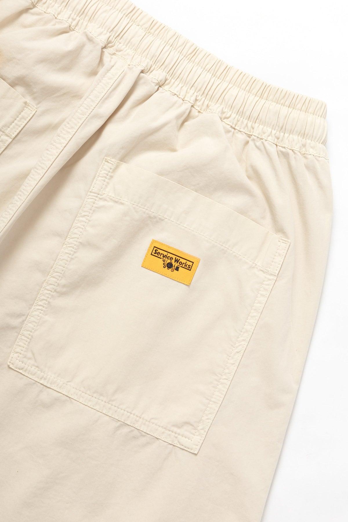 Poplin Chef Shorts - White Oak Product Image