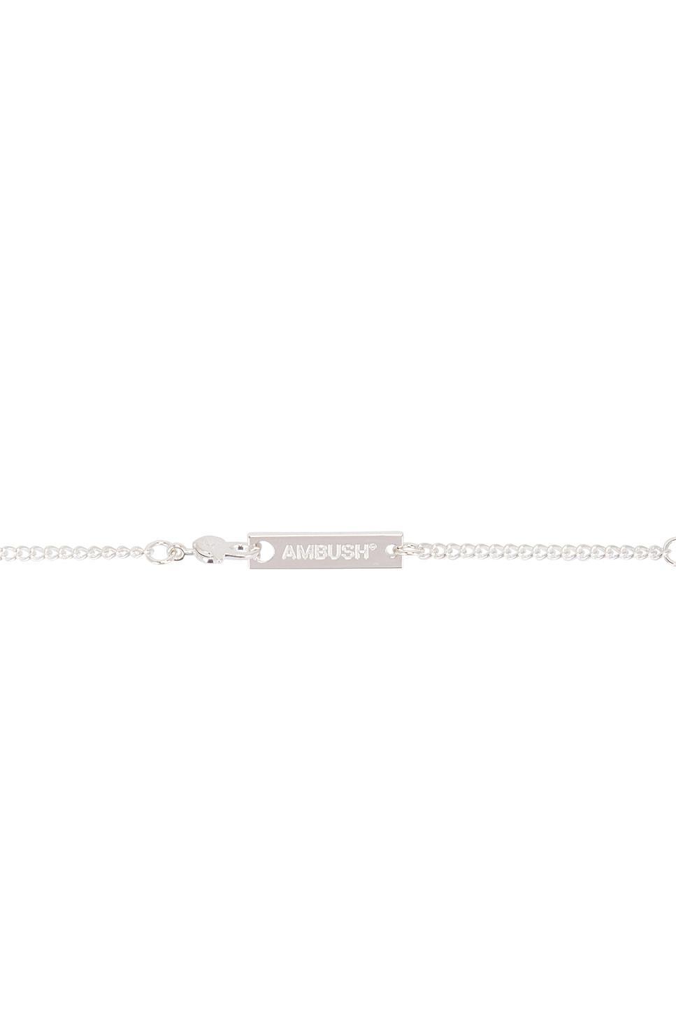 Womens Sculpted Cable Bangle Bracelet in 18K White Gold Product Image