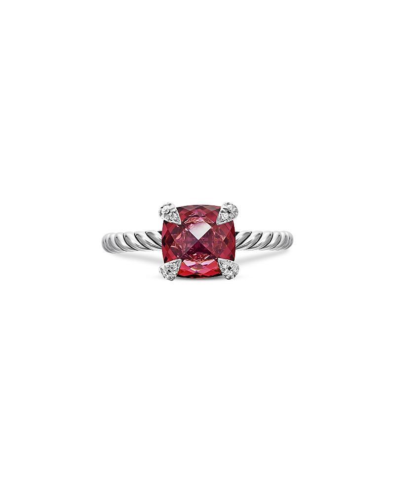 David Yurman Chatelaine Ring with Amethyst and Diamonds Product Image